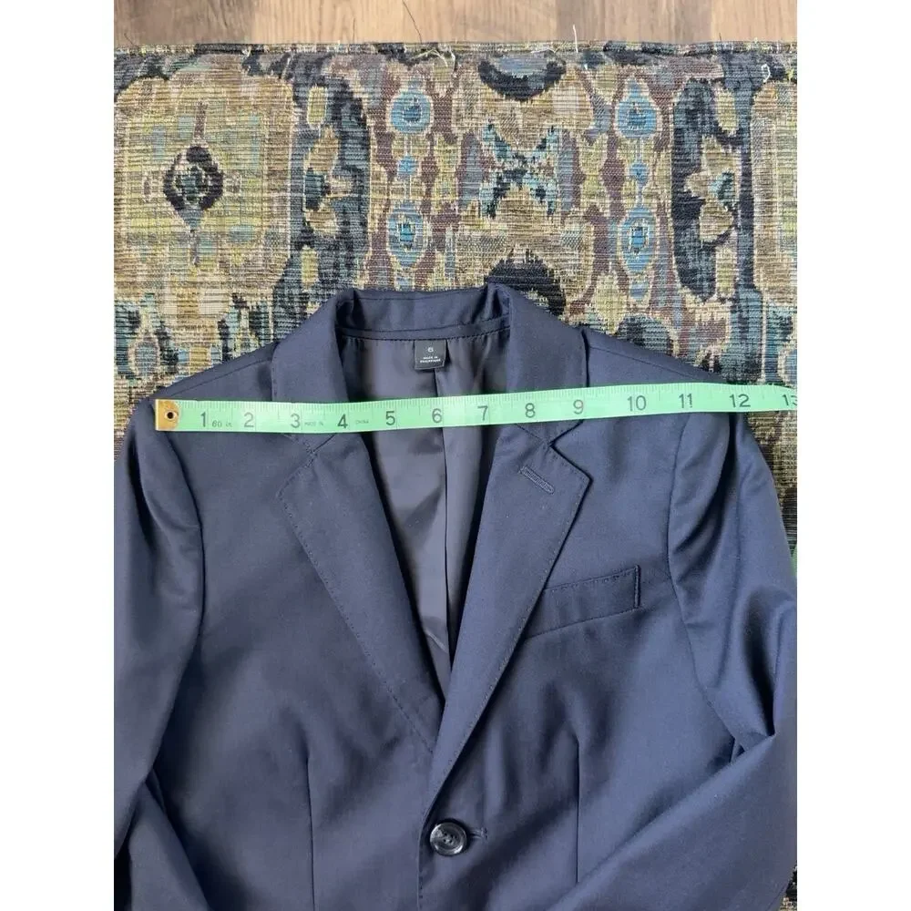 J.Crew Ludlow Boys Blazer 6 NWT Loro Piana Superfine Wool Navy Suit Jacket